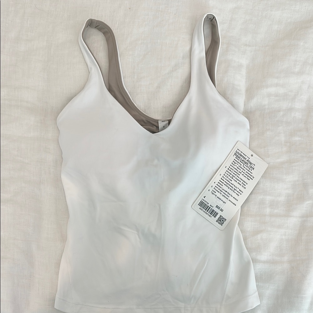Lululemon Athletica White Tank Top
